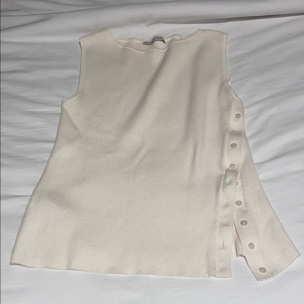 Abercrombie Asymmetrical Ribbed Tank
